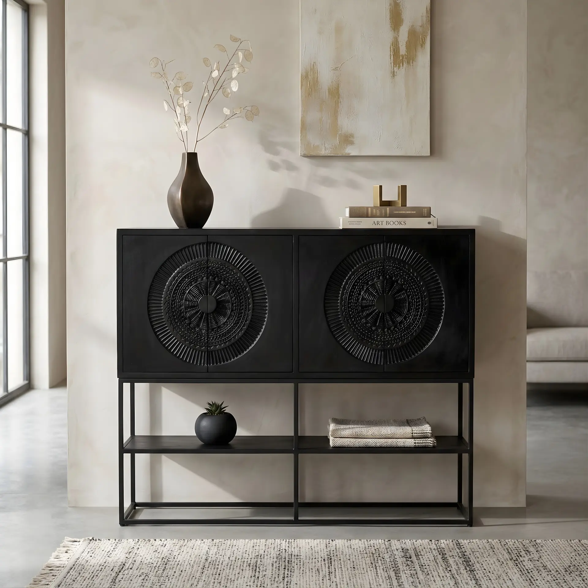 Dressoir Morada zwart