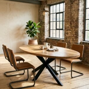 Eetkamertafel Vicenzo ovaal 180cm