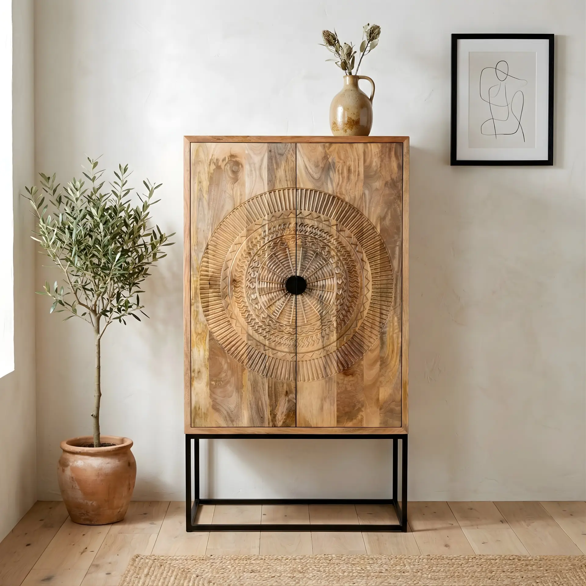 Wandkast Morada small naturel Wandkast Morada small naturel - Afbeelding 1
